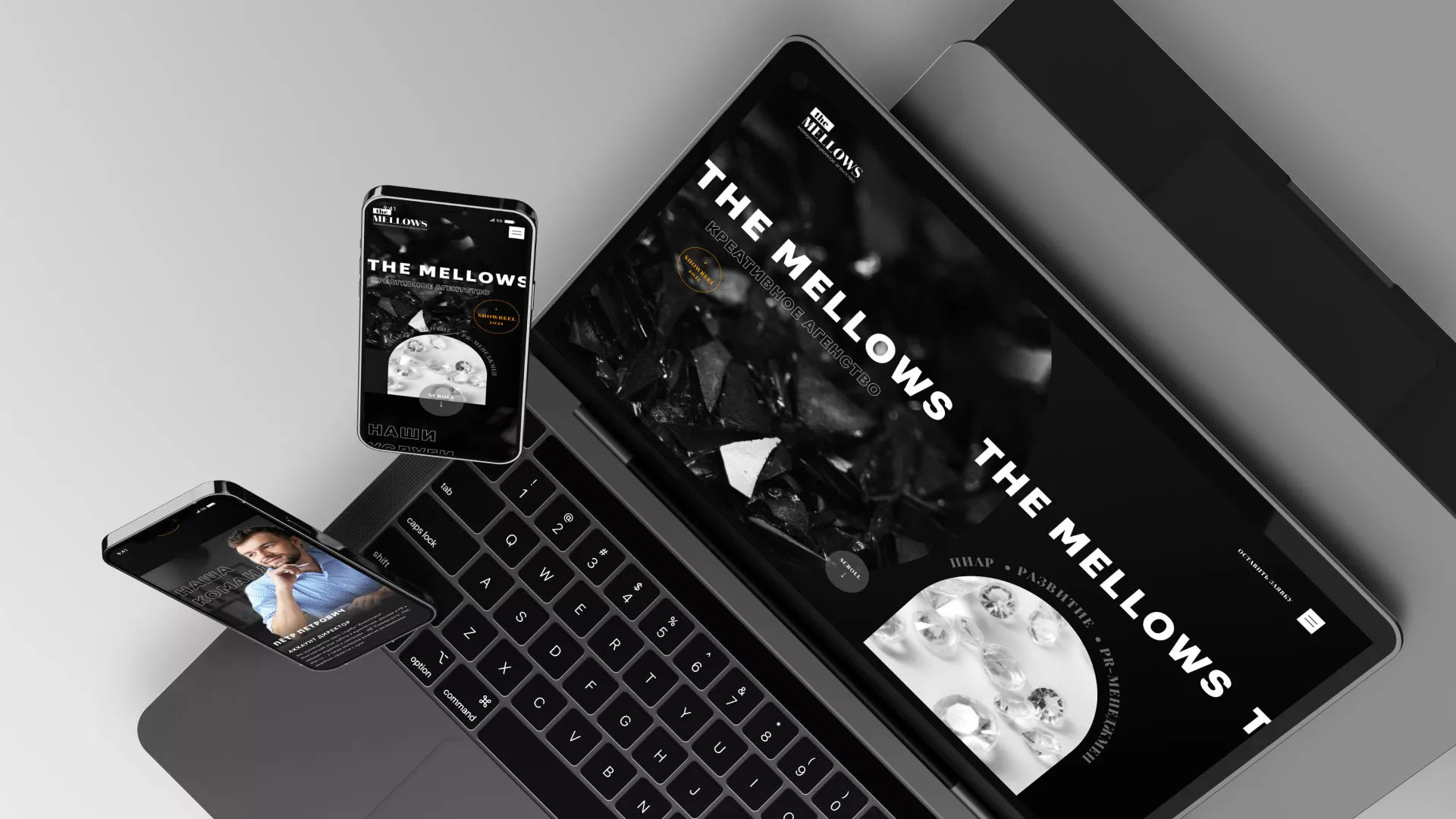 Разработка сайта креативного агентства «The Mellows» в Кушве
