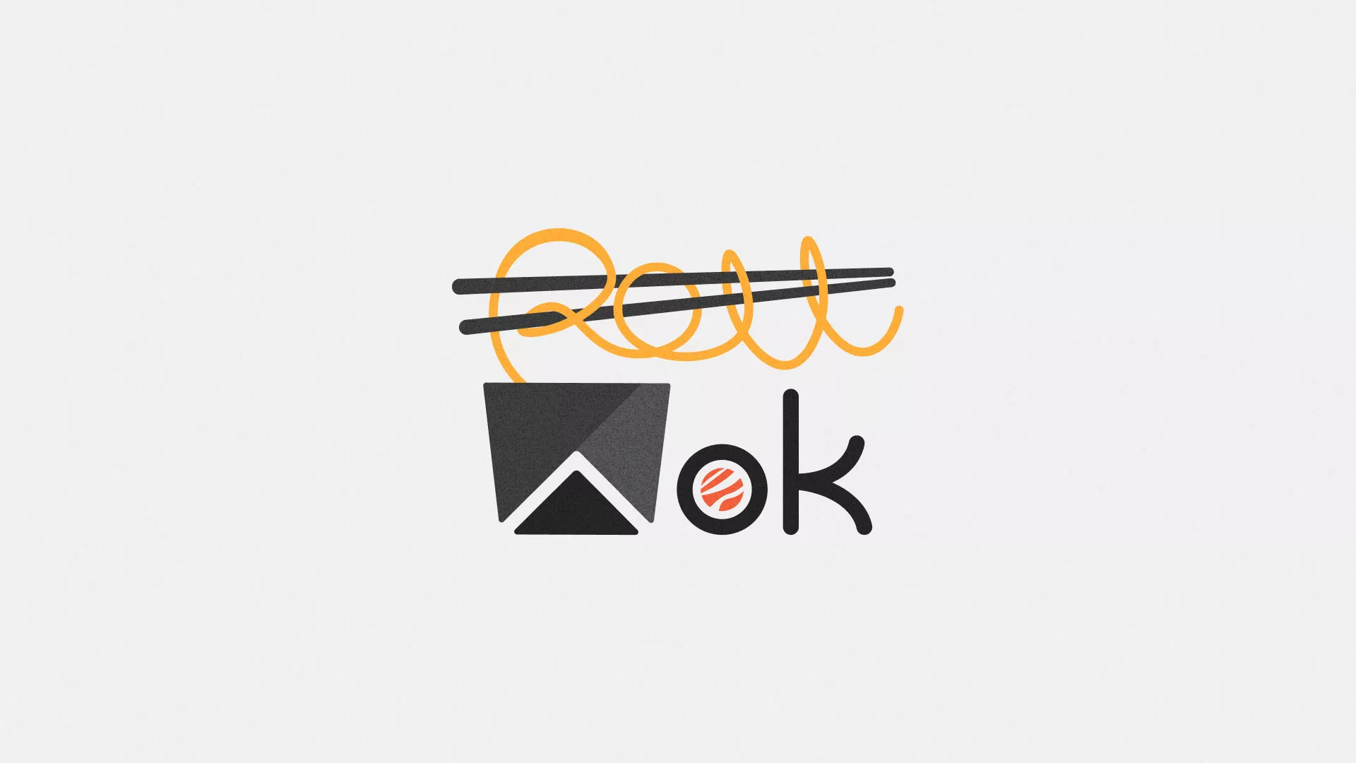 Разработка логотипа в Кушве для суши-бара «Roll Wok Club» Разработка логотипа в Кушве для суши-бара «Roll Wok Club»
